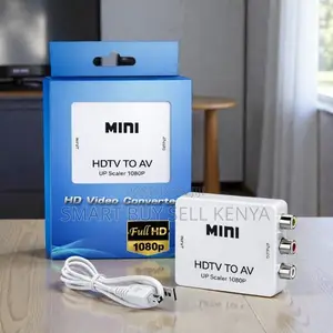 Premium Mini Hdmi to Rca Audio Video Converter With 1080p Upscale