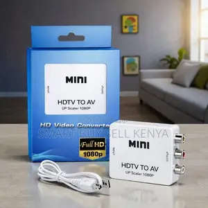 High Performance Mini HDTV to Av Converter Hdmi to Rca 1080p Support