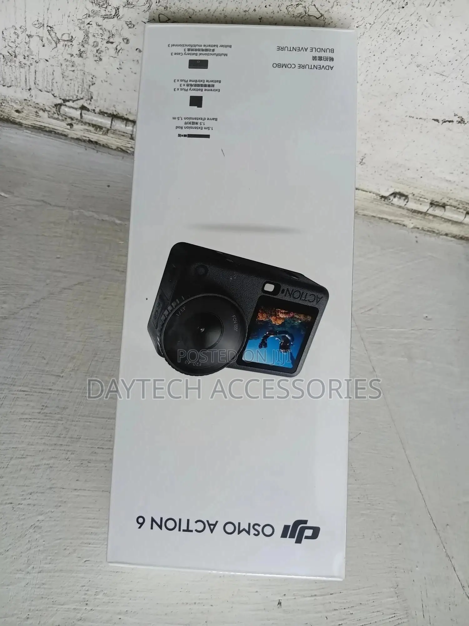 This Is the Dji Osmo Action 6 Adventure Combo Action Camera.