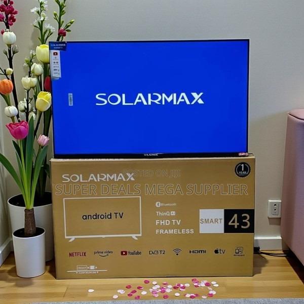 Solarmax 43 Inch Qled Smart Android Frameless Tv With Netflix Youtube