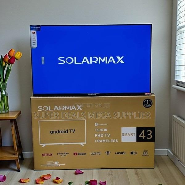 Solarmax 43 Inch Qled Smart Android Tv Bluetooth Wifi Connectivity