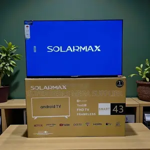 Solarmax 43 Inch Qled Smart Android Frameless Tv Hd Display