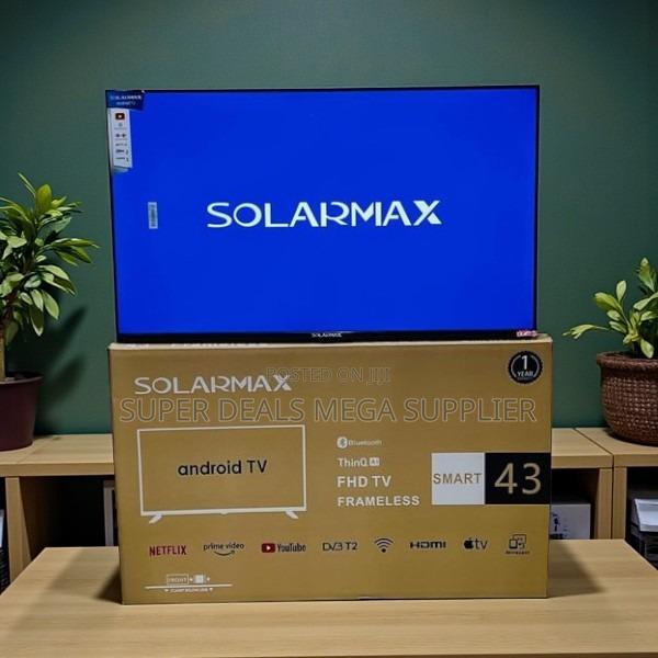 Solarmax 43 Inch Qled Smart Android Frameless Tv Hd Display - thumbnail 2