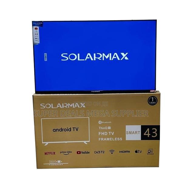 Solarmax 43 Inch Qled Smart Android Frameless Tv 1 Year Warranty