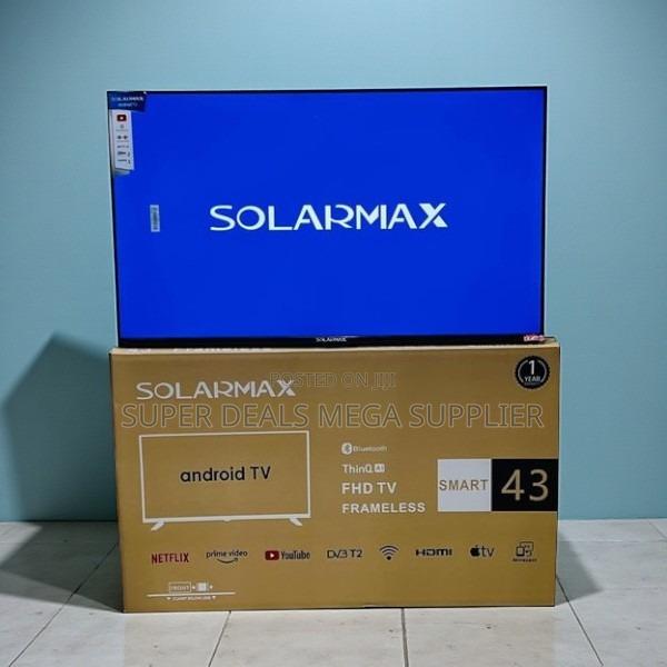 Solarmax 43 Inch Qled Smart Android Frameless Tv 1 Year Warranty - thumbnail 2