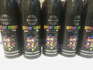 Spray Paint Cans Black