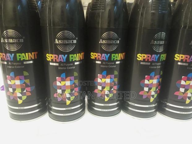 Spray Paint Cans Black