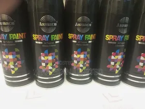Black Spray Paint Cans