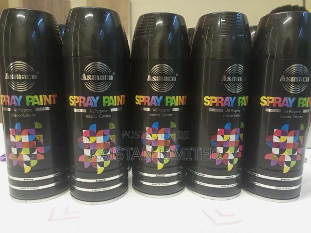 Spray Paint Cans Black Available