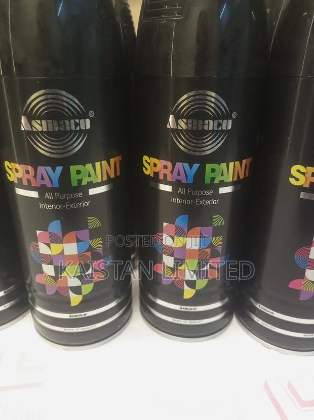 Spray Paint Cans Black Available - thumbnail 2