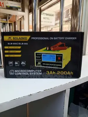Bolaimei 12v 24v Smart Battery Charger LCD Display