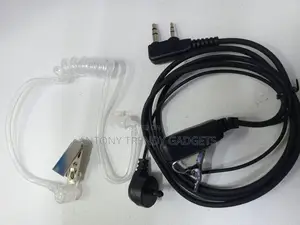 Covert Acoustic Tube Earpiece With Push to Talk
