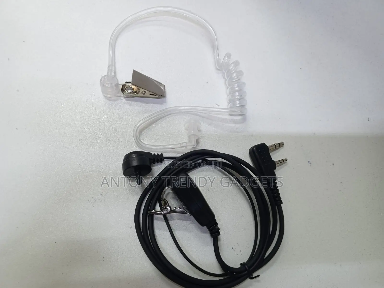 Professional Walkie Talkie Earpiece Mic With Ptt