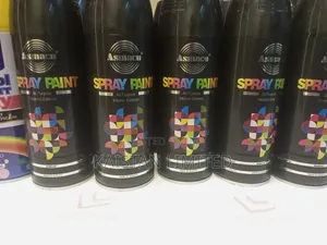 Brown Spray Paint Cans