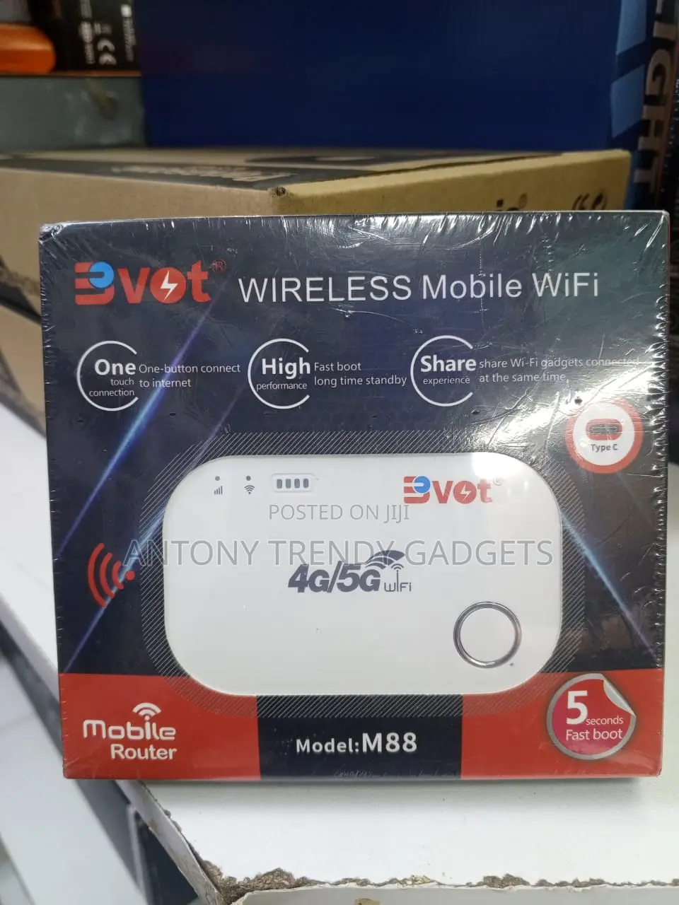 Bvot M88 Wireless Mifi Router Multiple Device Support