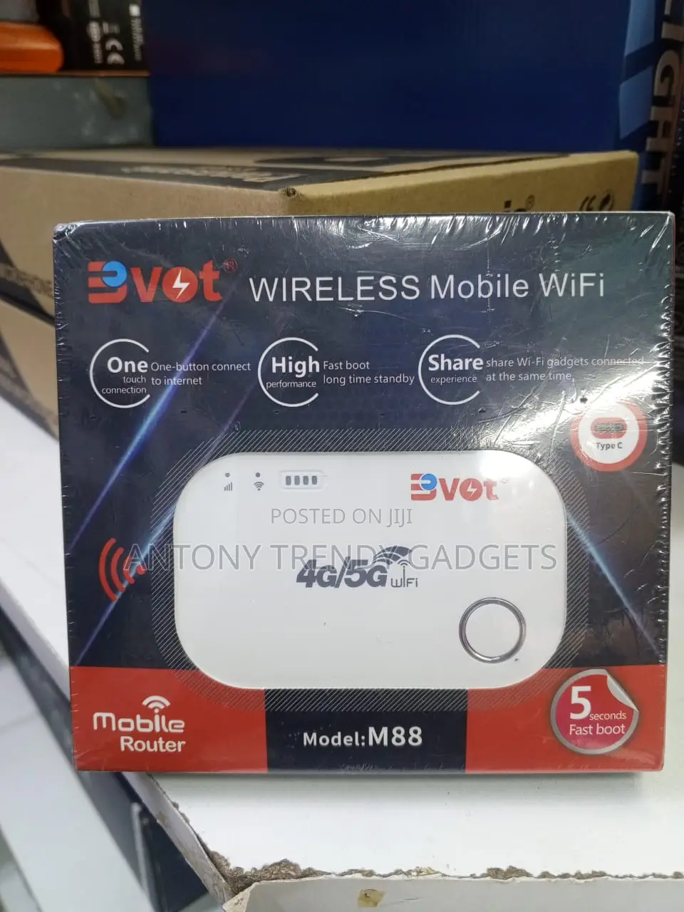 Bvot M88 Wireless Mifi Router Multiple Device Support