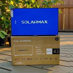 Solarmax 43 Inch Qled Smart Android Frameless Tv Wifi Support