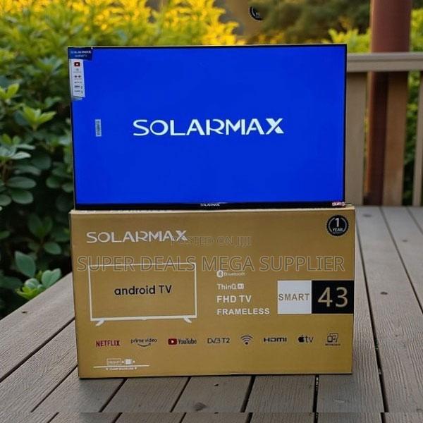 Solarmax 43 Inch Qled Smart Android Frameless Tv Wifi Support - thumbnail 2