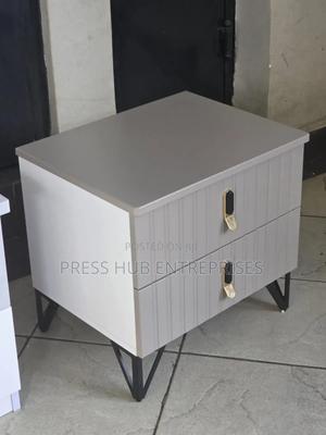 Modern Solid Wood Two-Drawer Bedside Table - thumbnail 2