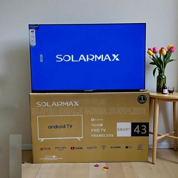 Solarmax 43 Inch Qled Smart Android Frameless Tv Clear Sound