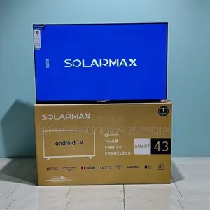 Solarmax 43 Inch Qled Smart Android Frameless Tv Clear Sound