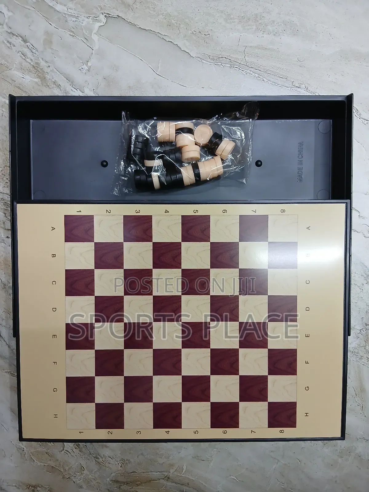 3 in 1 Board Game - Chess, Draught Ludo