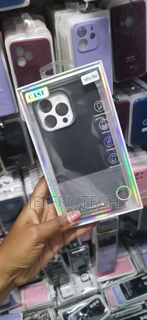 Naples Series Leather Back Cover for iPhone 14 Pro Max - thumbnail 2