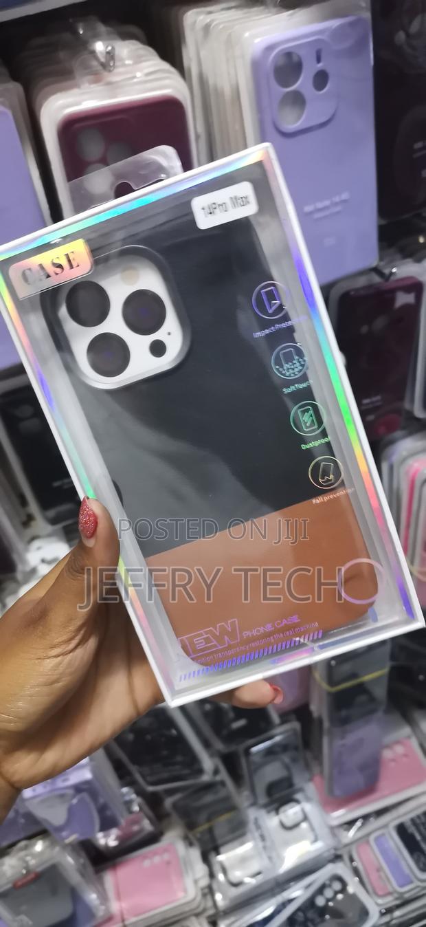 Lamare Pu Leather Flexible Back Case Designed for iPhone 14 Pro Max - main view