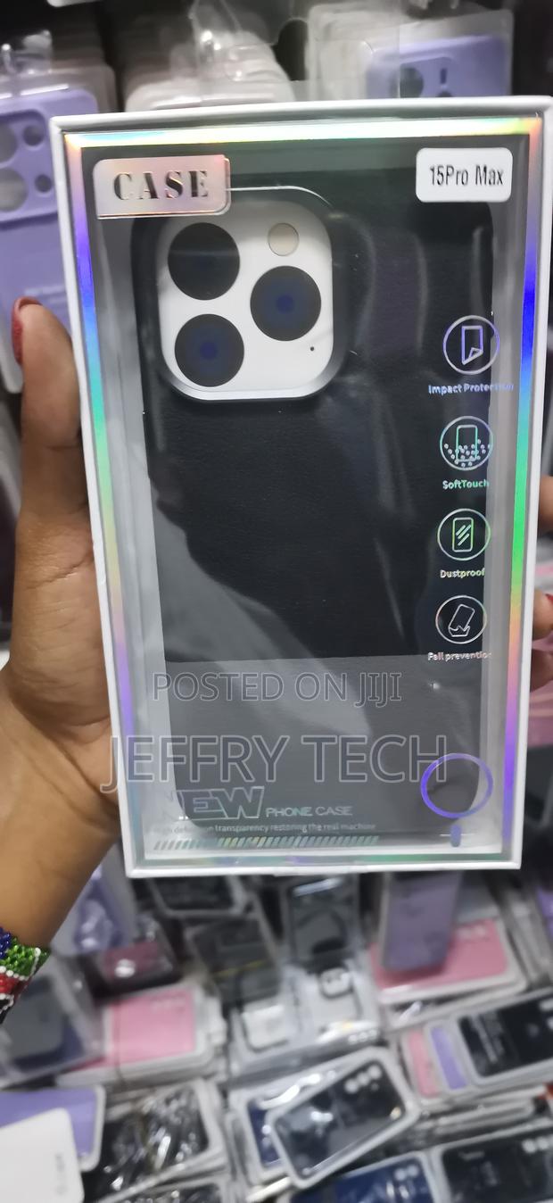 Saddle iPhone 15 Pro Max Leather Shell Back Cover Case - main view