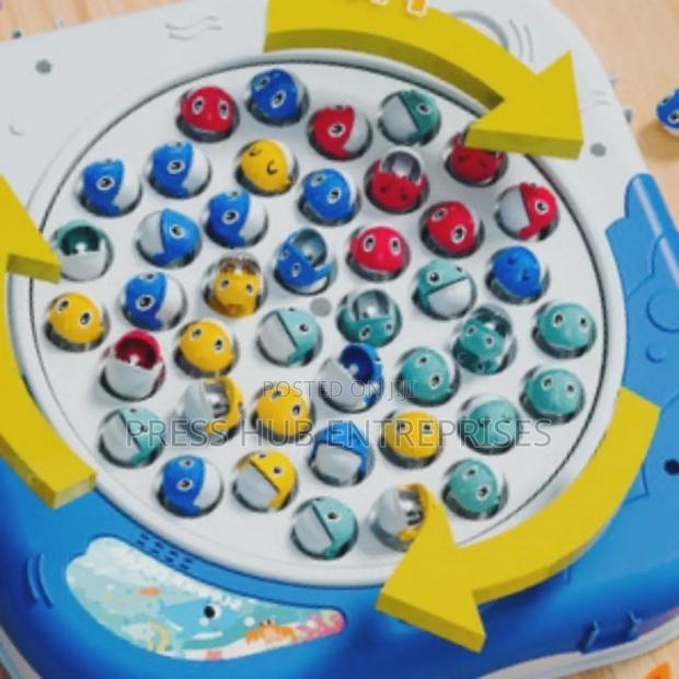 Magnetic Rotating Educational Fishing Game Set ** - main view