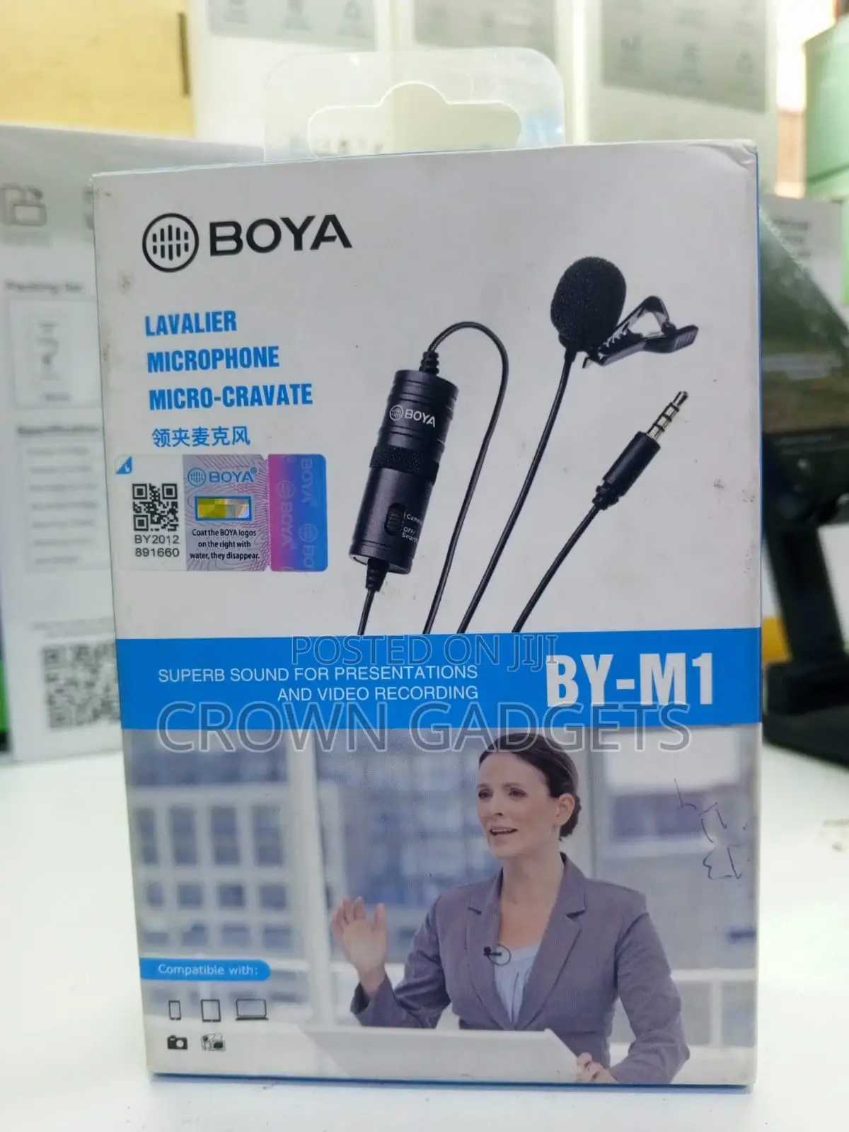 Original Boya by-M1 Clip-on Microphone Omnidirectional