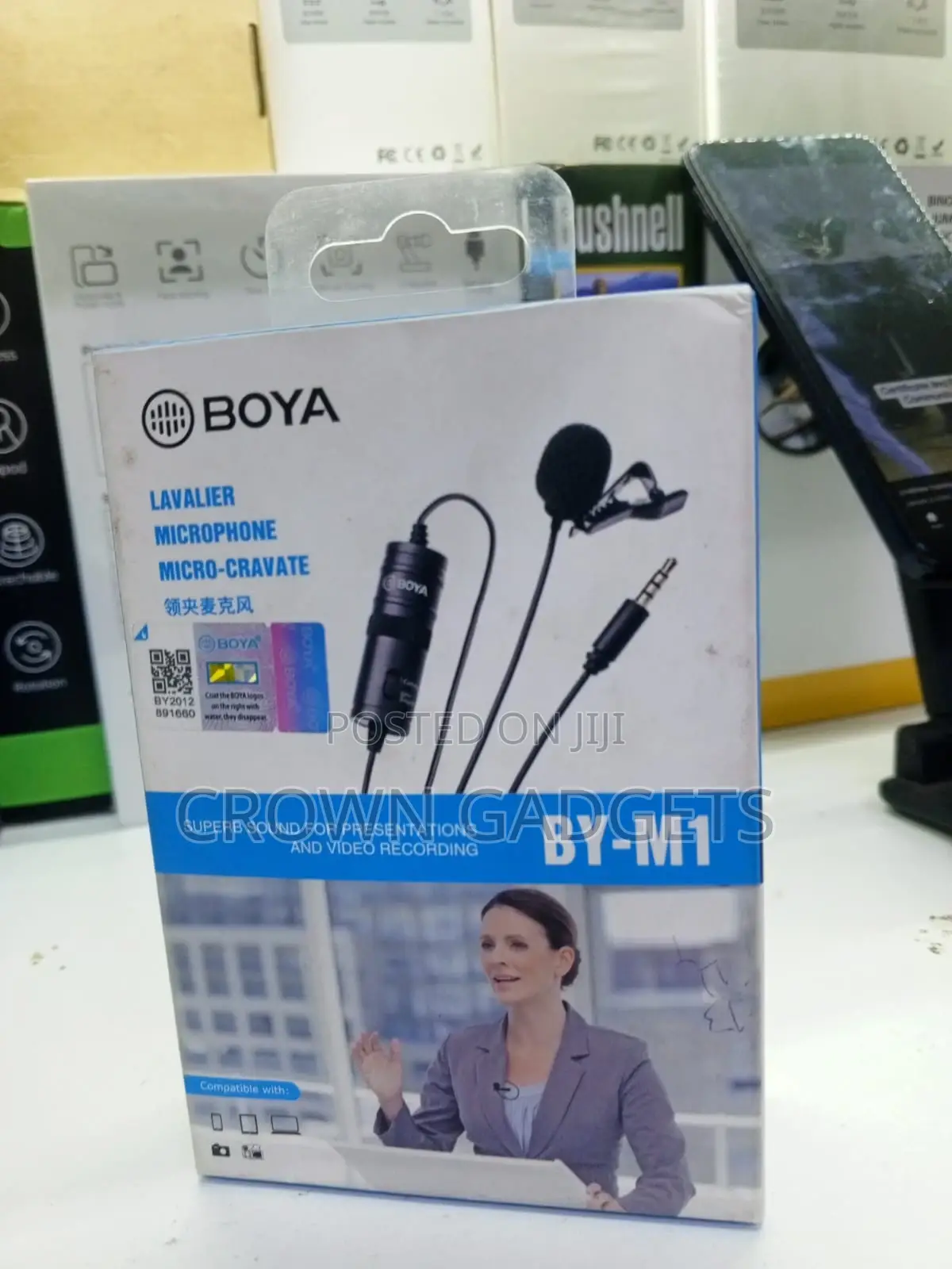 Original Boya by-M1 Clip-on Microphone Omnidirectional