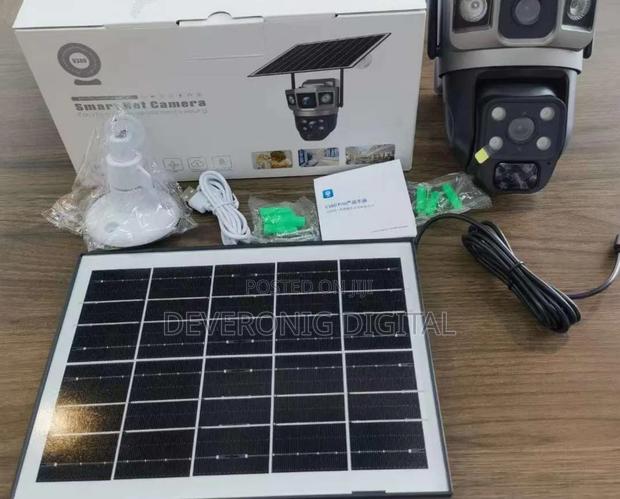 4g Dual Lens V380 Solar PTZ Camera - thumbnail 3