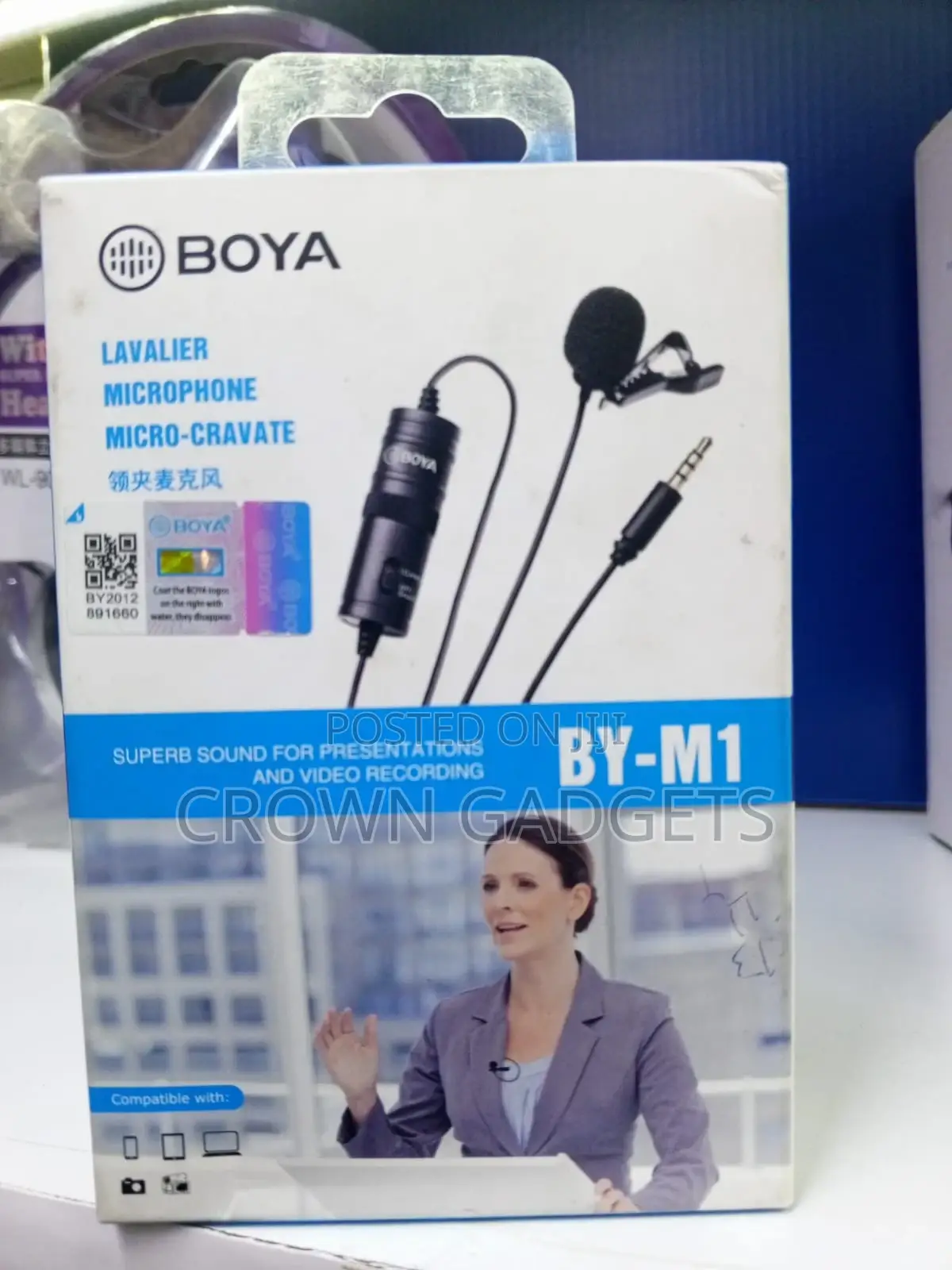 Boya by-M1 Lapel Mic for DSLR Smartphone Pc