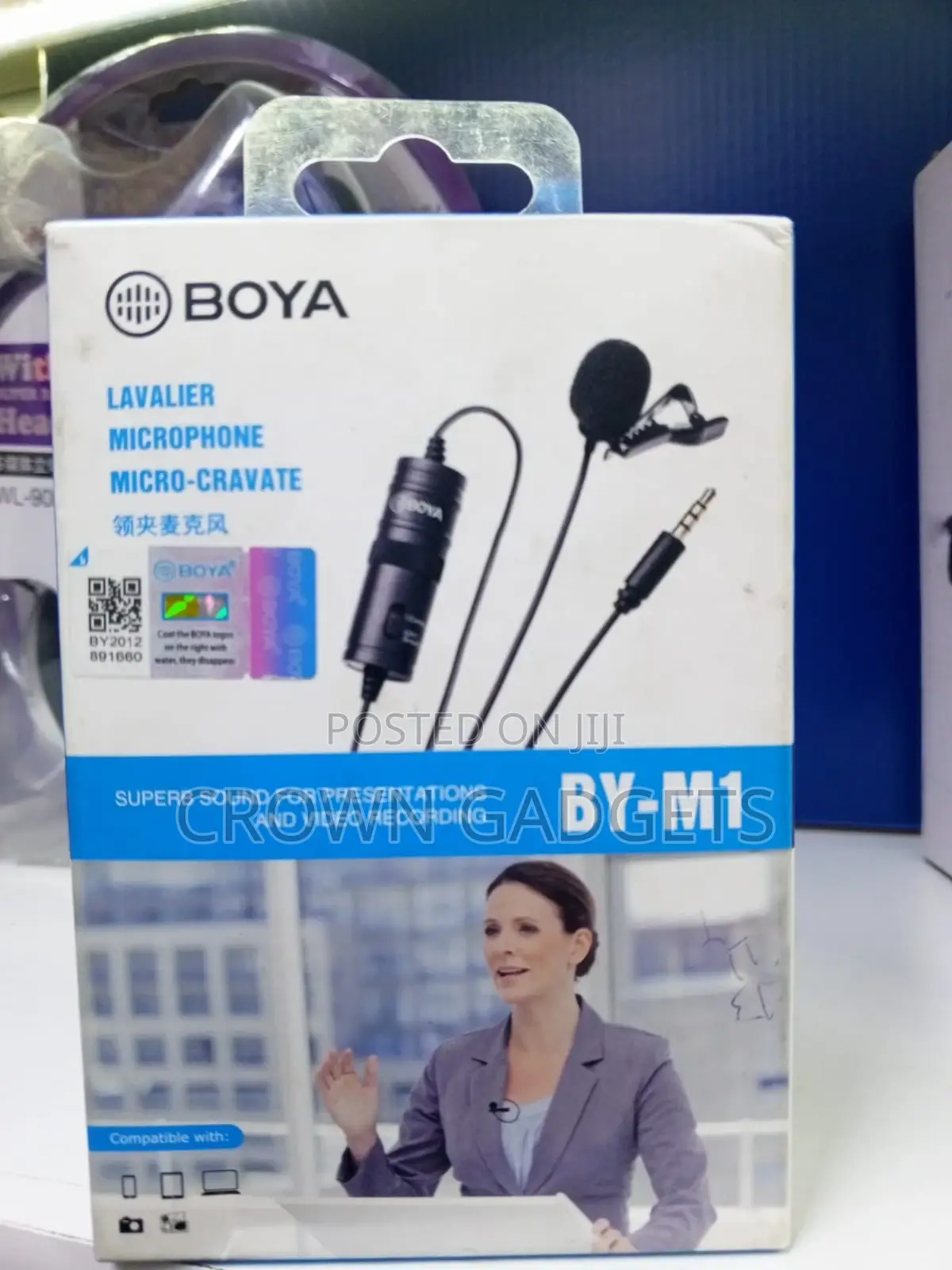 Boya by-M1 Lapel Mic for DSLR Smartphone Pc