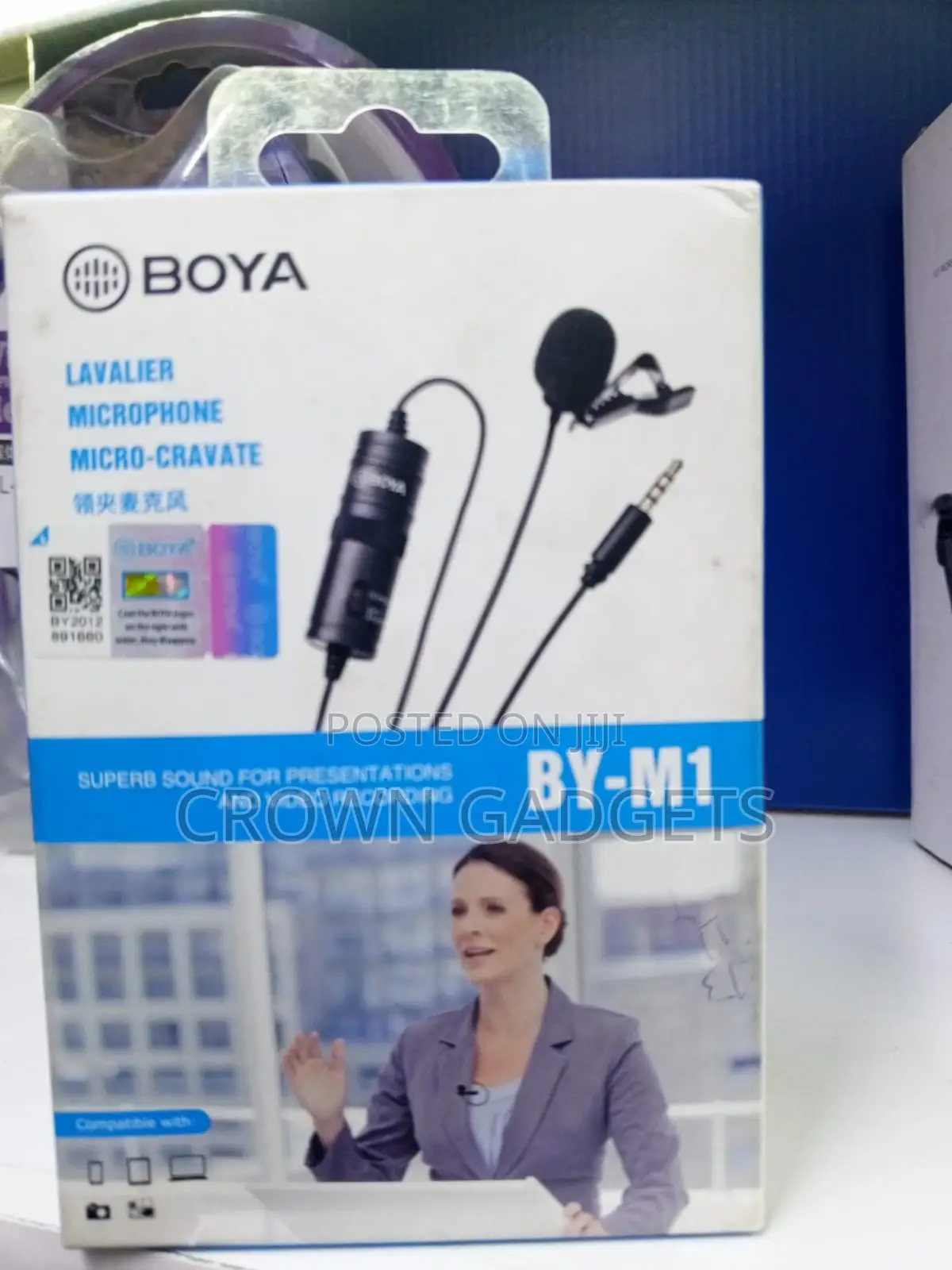 Boya by-M1 Lapel Mic for DSLR Smartphone Pc