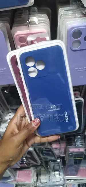 Asqer Oppo Realme C53 Liquid Silicone Cover With Fur Lined Interior