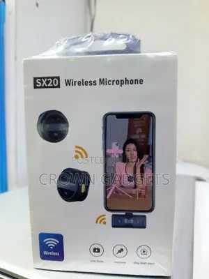 Sx20 Wireless Lavalier Microphone for Phone Camera