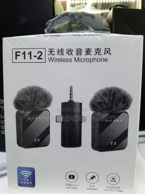 F11-2 Dual Noise Cancel Lavalier Mic for Live Streaming