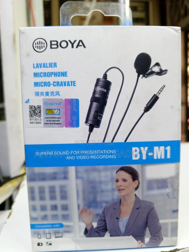 Boya By-m1 Wired Lavalier Microphone With Battery - thumbnail 2