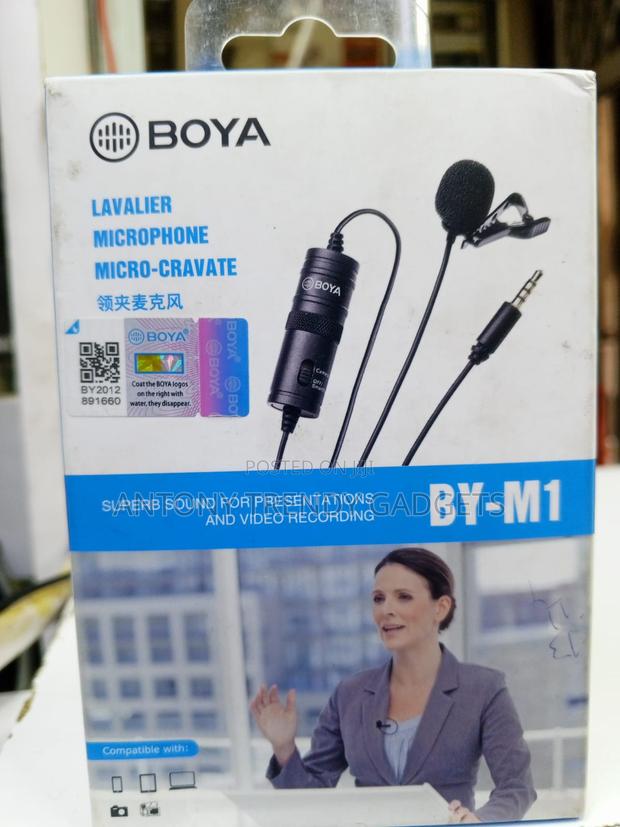 Boya By-m1 Wired Lavalier Microphone With Battery - thumbnail 3