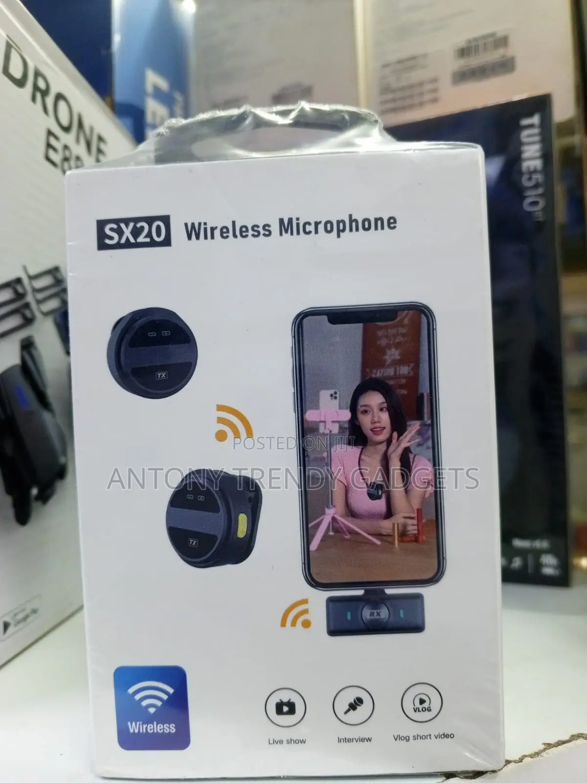 Sx20 Lavalier Mic for Live Streaming Vlogging