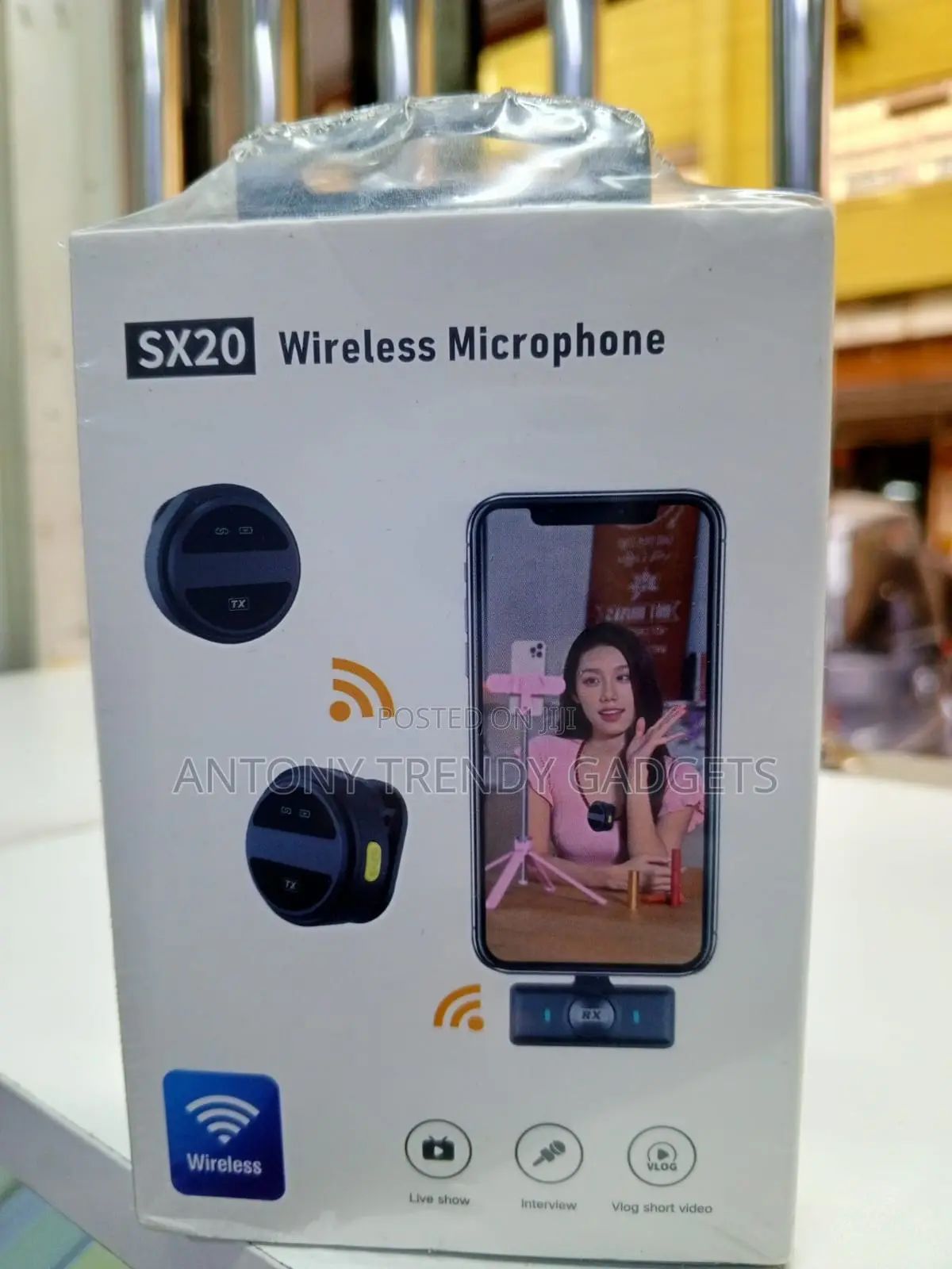 Sx20 Lavalier Mic for Live Streaming Vlogging