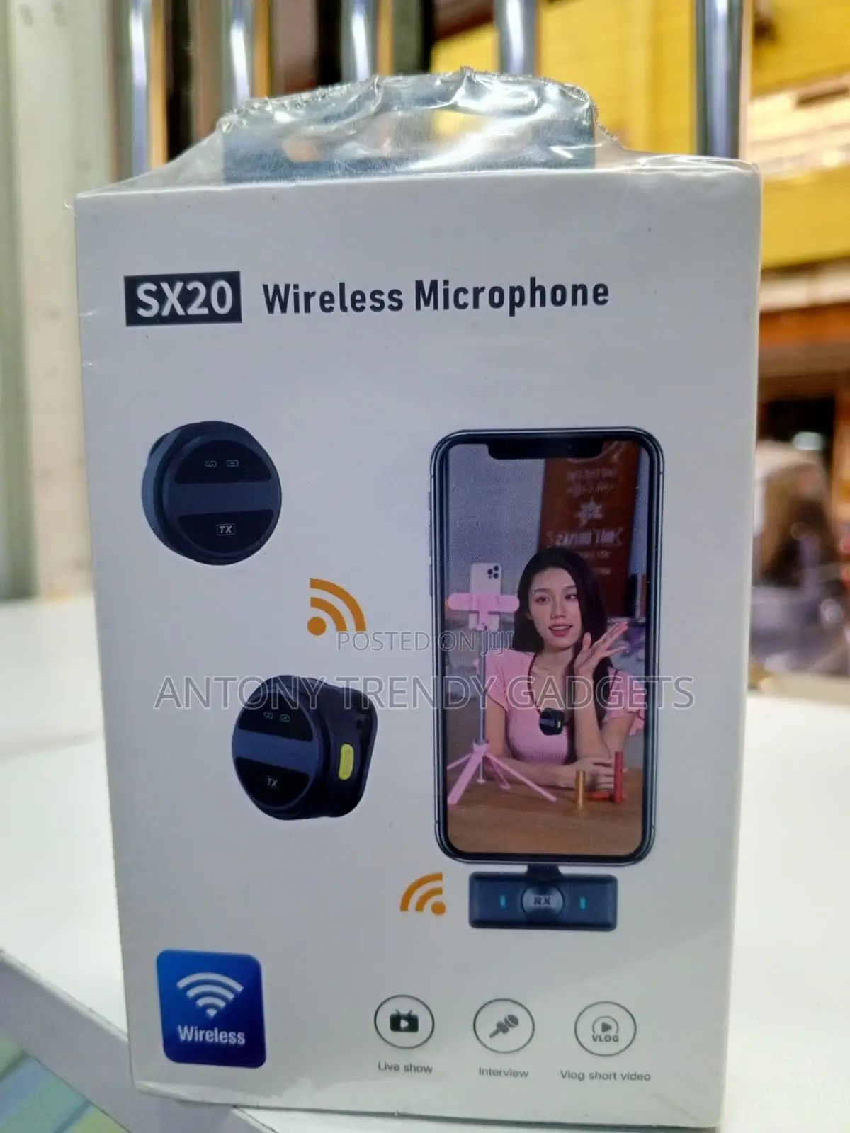 Sx20 Lavalier Mic for Live Streaming Vlogging