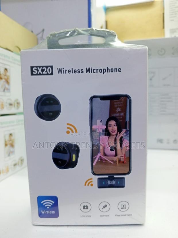 Sx20 Wireless Microphone 2.4g Clip-on Lavalier Microphone System - thumbnail 4