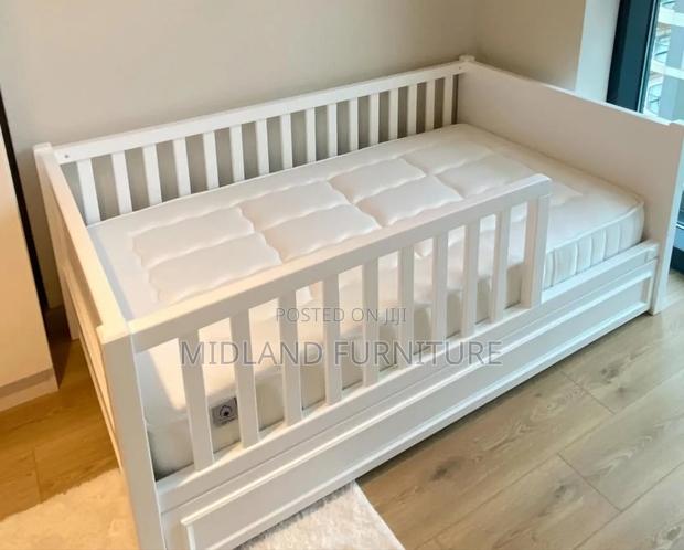 Montessori Toddler Bed With Drawer - main view