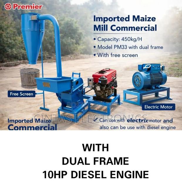 Premier Maize Miller 10hp Diesel Engine - main view