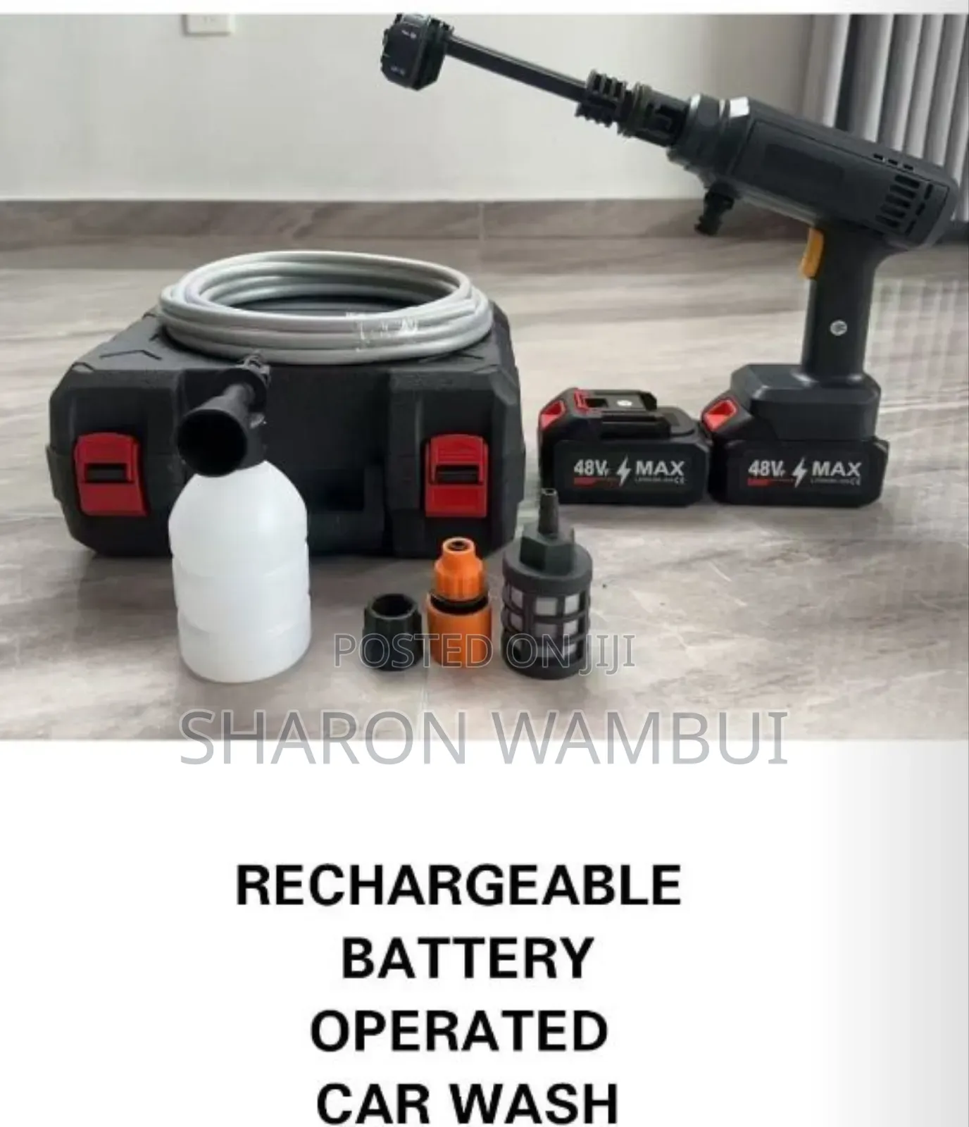 Rechargable Battery Operated Car Wash/Cordless Car Wash
