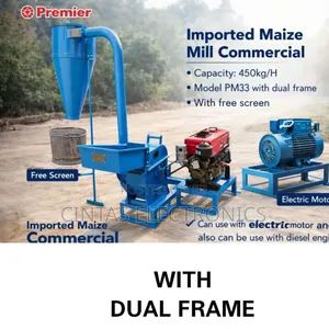 Maize Miller With Dual Frame 450kg/H