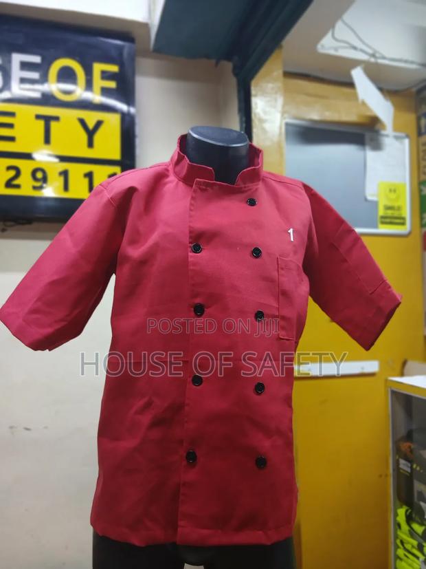 Viscose Blend Chef Coats Tetrex Material - thumbnail 2
